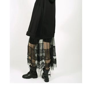 🖤Absence of Colour UK | Rare Hoodie with Lace!